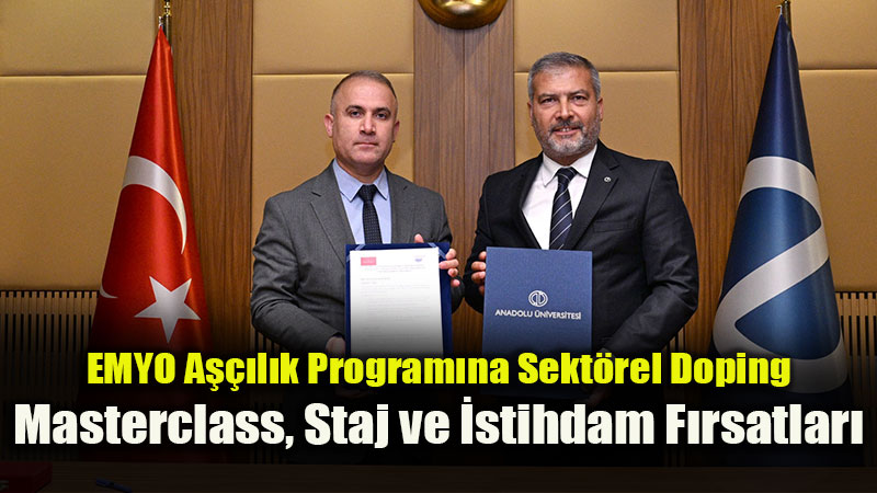 S�f�r At�k ve �novatif Mutfak ��in G�� Birli�i: Anadolu �niversitesi � TA�FED �� Birli�i