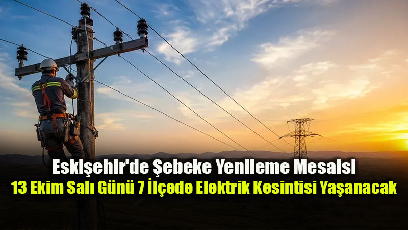 Eski�ehirli Vatanda�lara Planl� Kesinti Uyar�s�