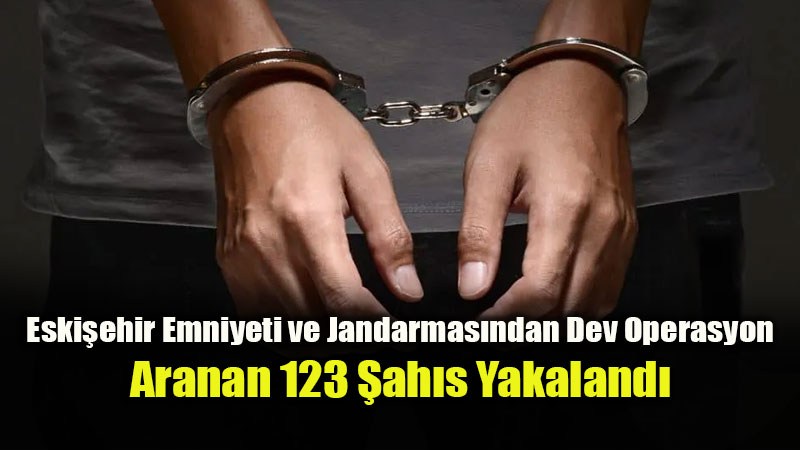 Polis ve Jandarmadan Ka�amad�lar: Eski�ehir�de Haftal�k Asayi� Bilan�osu A��kland�