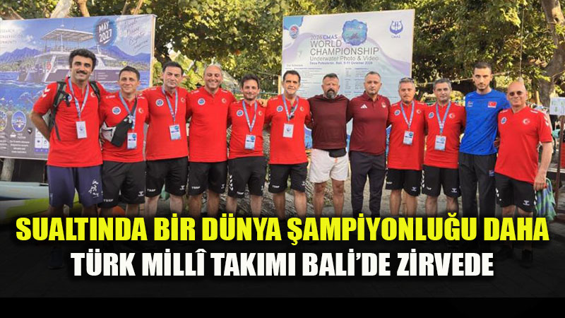 Eski�ehir GSB�den Mill� Gururlar�m�za Tebrik Mesaj�: Sualt�nda D�nya �ampiyonlu�u