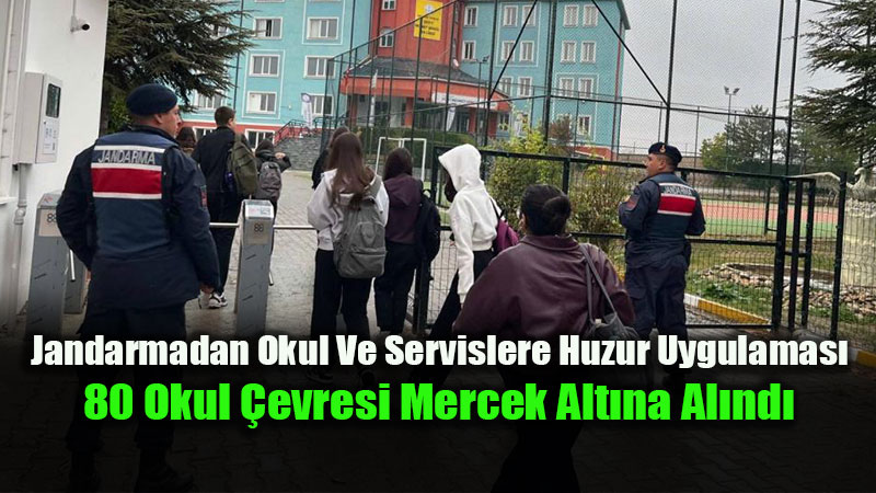 Eski�ehir Jandarmas�ndan Okul �evrelerinde S�k� Denetim