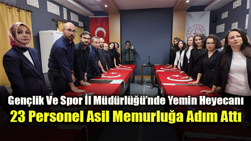 Eski�ehir�de 23 Personel ��in Memuriyet Yemin T�reni D�zenlendi