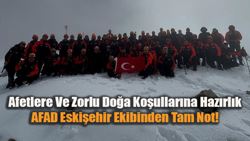Oryantiringden Y�n Bulmaya Zorlu E�itim: Eski�ehir AFAD Ekibi Sahadaki Kabiliyetlerini G��lendirdi