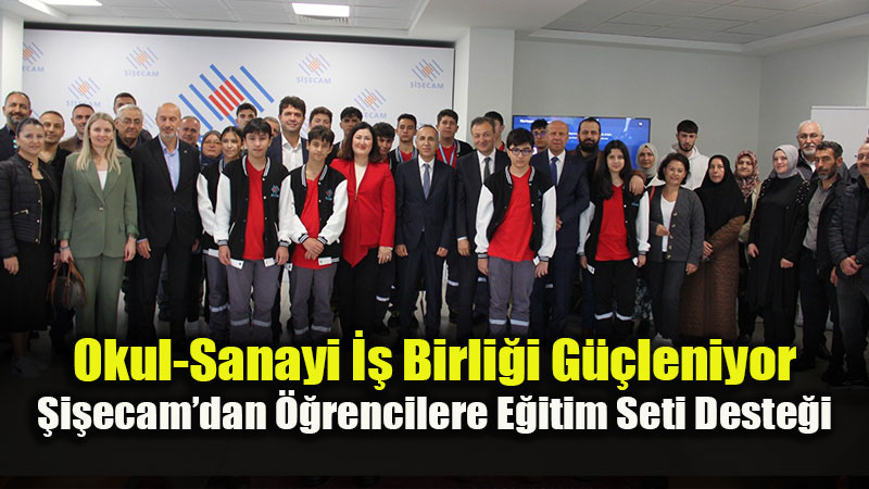 �i�ecam�dan ��rencilere E�itim Seti Deste�i