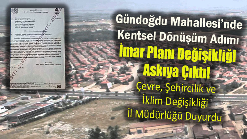 Eski�ehir G�ndo�du Mahallesi�nde Kentsel D�n���m Ad�m�
