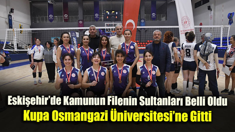 Yunus Emre Spor Salonu�nda Voleybol Heyecan�