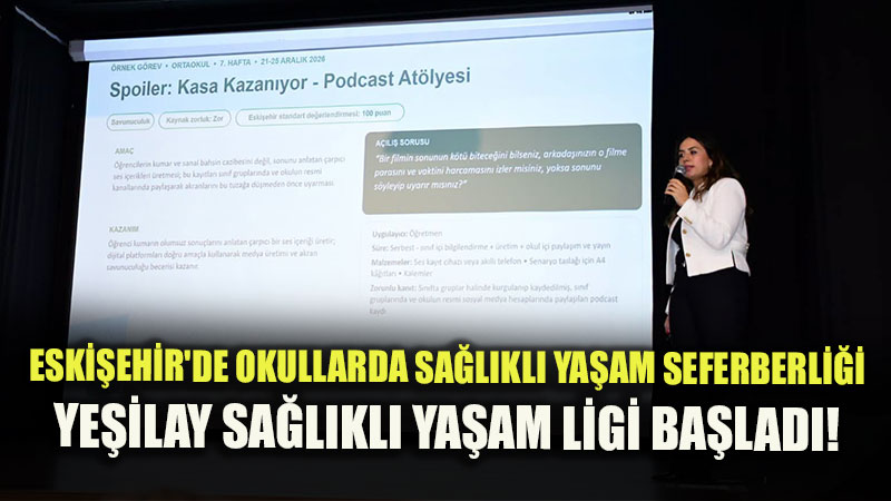 Gen�lerin Gelece�i ��in Sa�l�k Ligi: Eski�ehir'deki Okul M�d�rleri Ye�ilay Projesinde Bulu�tu!
