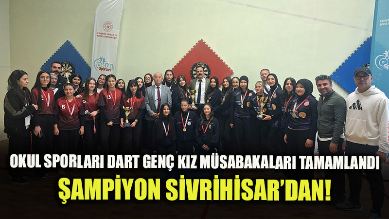 Liseli Gen� K�zlar�n Dart M�cadelesinde Kupa Sevinci: Dereceye Giren Tak�mlara �d�l Ya�muru!