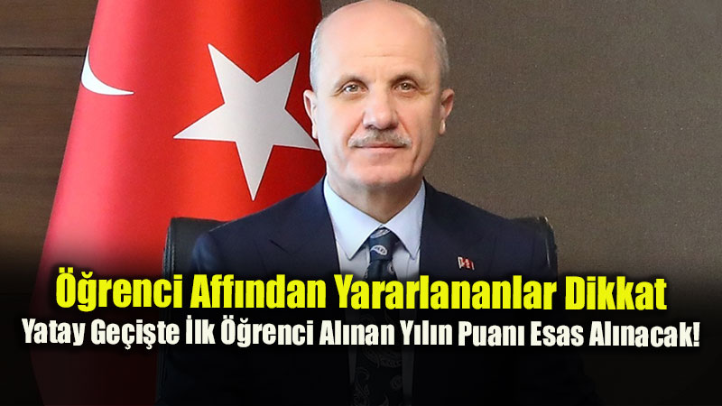 Y�K'ten ��renci Aff�na �zel 