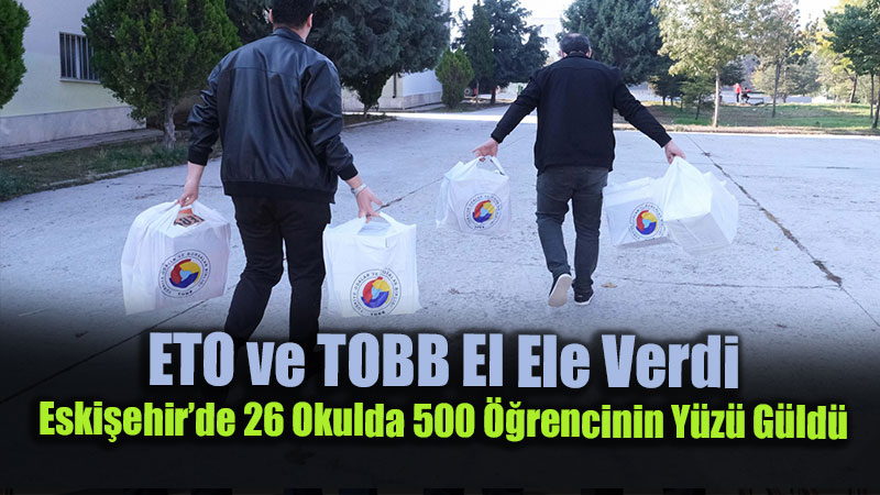 E�itime Destek ETO�dan: K��l�k Ayakkab�lar Okul �darelerine Teslim Edildi!