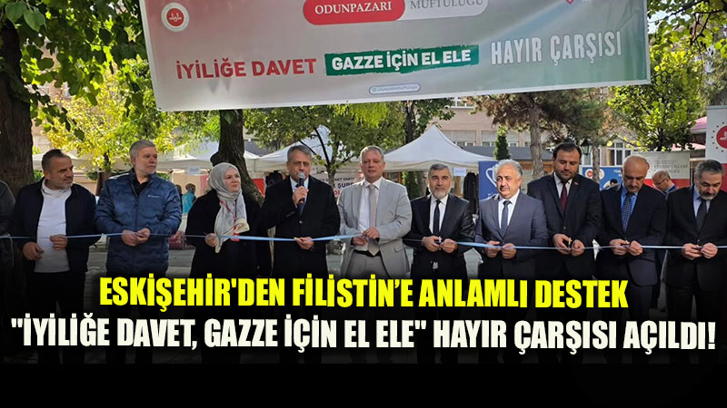 Re�adiye Camii Bah�esinde Gazze ��in Dayan��ma