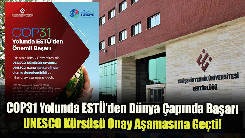 EST�'den Diren�li Kentler Ve �klim De�i�ikli�i ��in Dev Ad�m