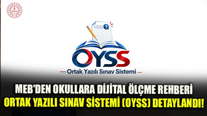 MEB Ortak Yaz�l� S�nav Sistemi'nin Detaylar�n� A��klad�