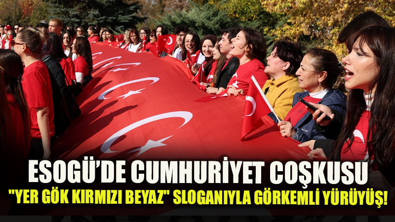 ESOGܒde Cumhuriyet�in 103. Y�l� Co�kusu: Kamp�ste 