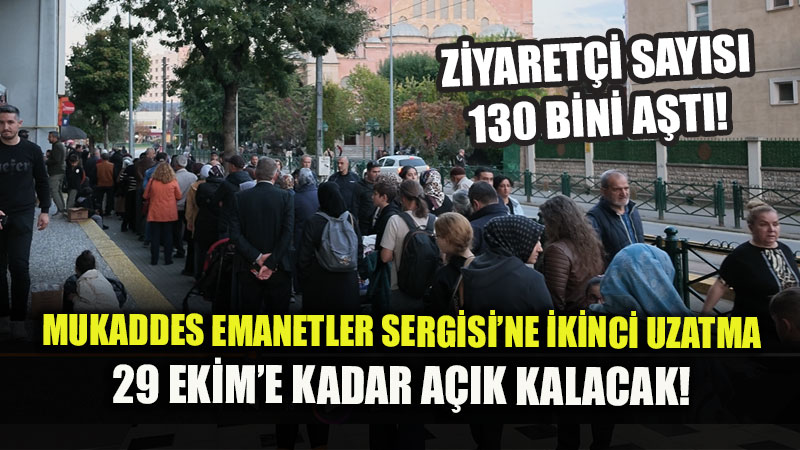 Mukaddes Emanetler Sergisi�nde Ziyaret�i Rekoru: Per�embe G�n�ne Kadar Ziyarete A��k