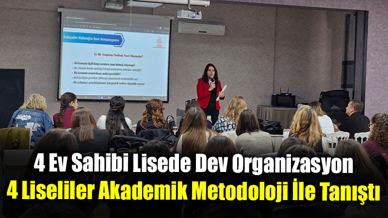 Eski�ehir Milli E�itim M�d�rl����nden Liselilere Akademik Ara�t�rma Ve Yazarl�k Deste�i