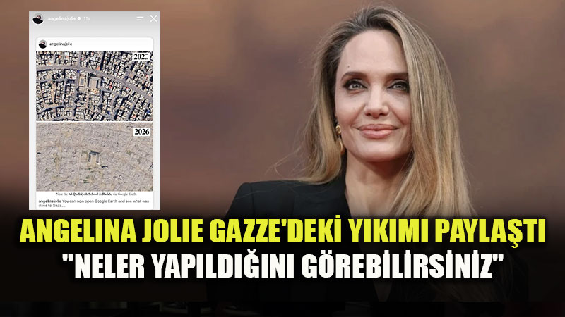 Gazze'deki A��r Y�k�ma Angelina Jolie�den Sert Tepki