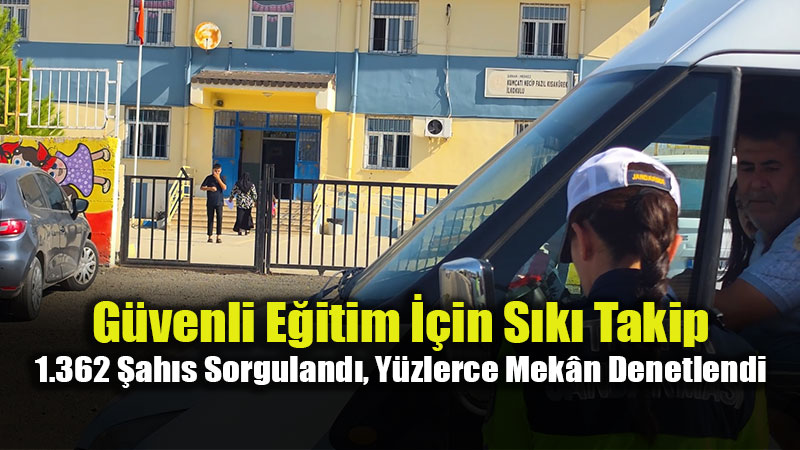 Polis ve Jandarma Sahada: Okul �evrelerindeki Kahvehane, Park ve Bayiler Mercek Alt�nda