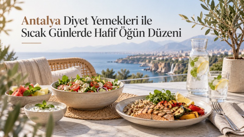 Antalya Diyet Yemekleri ile S�cak G�nlerde Hafif ���n D�zeni