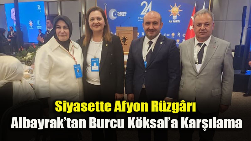 Eski�ehir Heyetinden Burcu K�ksal�a Afyon Usul� Kar��lama