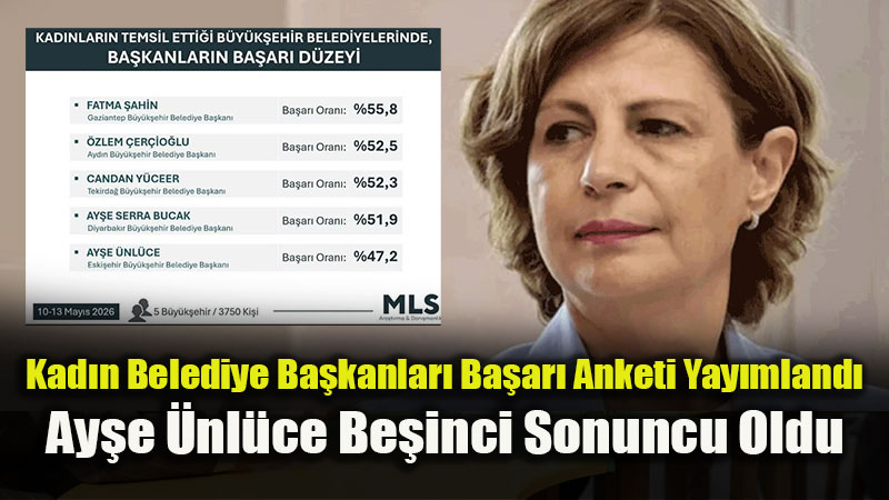 B�y�k�ehirlerde Kad�n Ba�kanlar�n Ba�ar� Karnesi: Ay�e �nl�ce Sonuncu Oldu