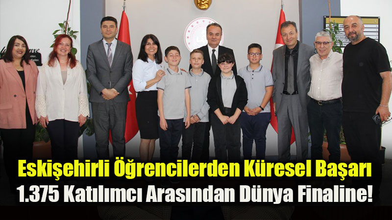 "Mini Nobel" Finalisti ��rencilerden �l�e Milli E�itim M�d�r� Murat Serts�z�e Ziyaret