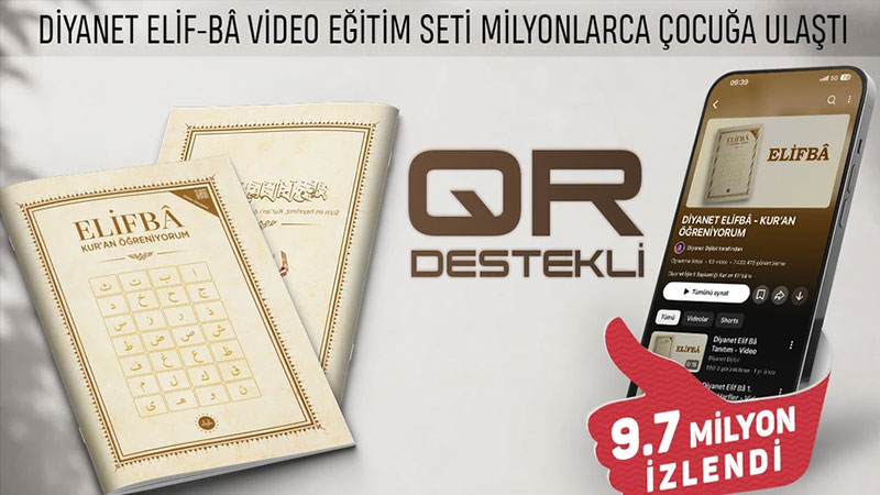 Yaz Kur’an Kurslar�na Dijital Destek: Diyanet’in Elif-B� Videolar� Rekor K�r�yor