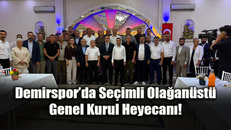 Eski�ehir Demirspor�da Se�imli Ola�an�st� Genel Kurul Heyecan�!