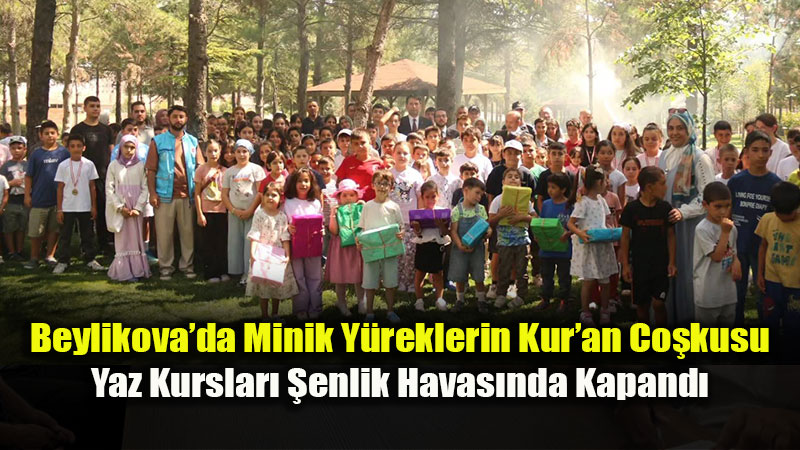Yaz Kur�an Kurslar�nda Dereceye Giren ��renciler �d�llendirildi