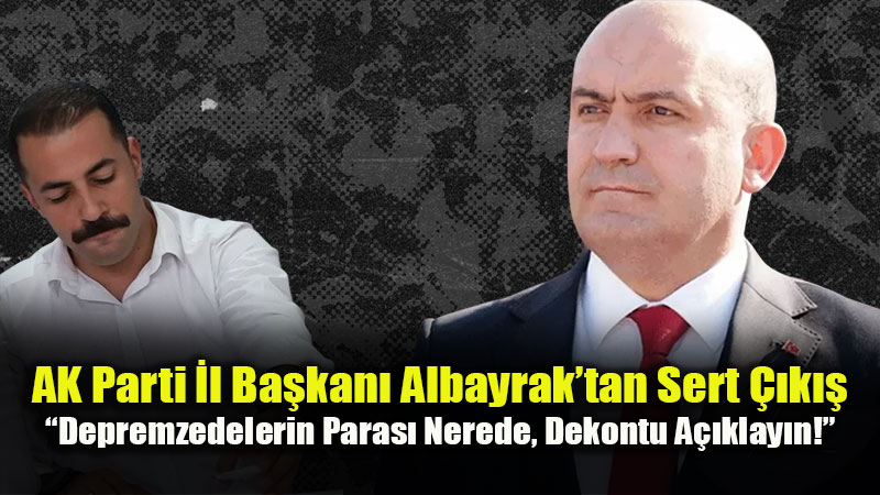 Albayrak�tan Talat Yalaz�a Belgeli Yan�t �a�r�s�: Yard�m Paras� Nerede?