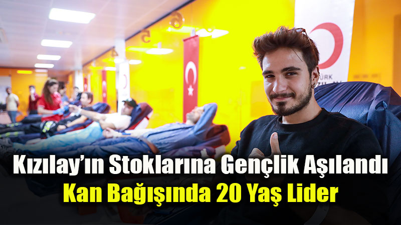 Gen�lik K�z�lay�a Can Oldu: Kan Ba����nda 20 Ya� �mzas�!
