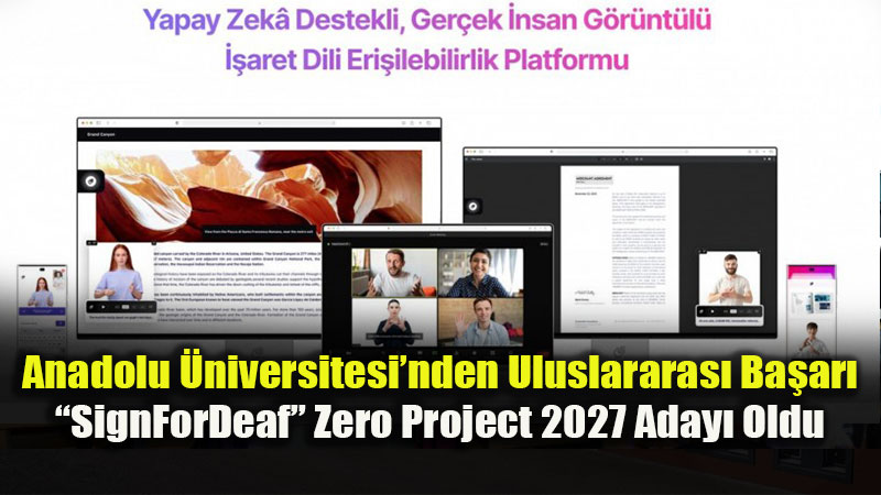 �SignForDeaf" Projesi Zero Project Awards 2027 Aday� Oldu