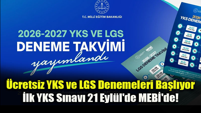 MEB� 2026-2027 YKS ve LGS Deneme Takvimi Belli Oldu
