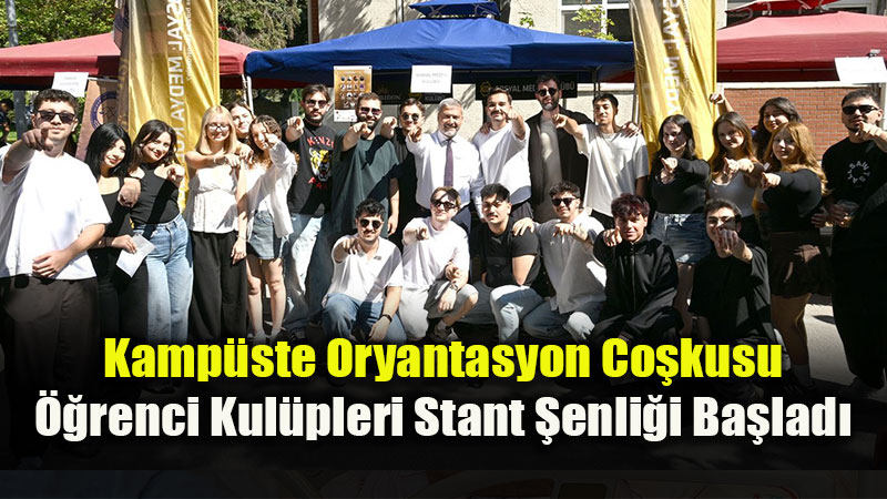 Anadolu �niversitesinde Kul�p Heyecan�: ��renci Kul�pleri Stant �enli�i Ba�lad�