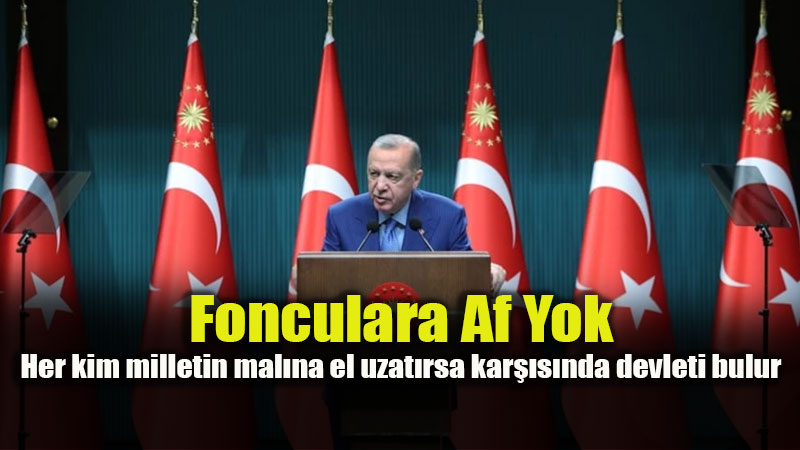 Cumhurba�kan� Erdo�an Fon Soru�turmas� Hakk�nda Konu�tu