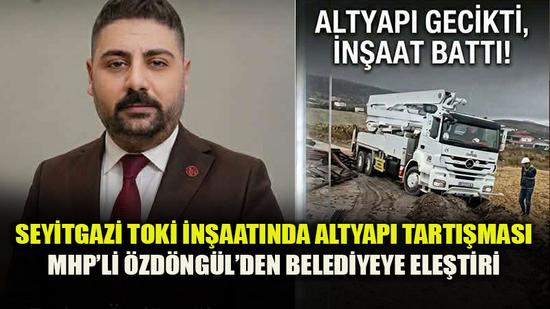Seyitgazi'de Toki �n�aat� �amura Saplant�, �al��malar Durdu!.