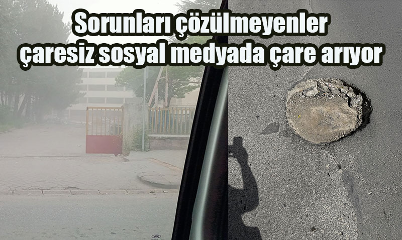 Eski�ehirliler sorunlar�na sosyal medyadan �are ar�yor