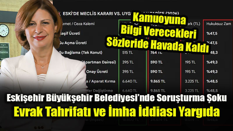 Eski�ehir B�y�k�ehir�de Soru�turma �zni ��kt�