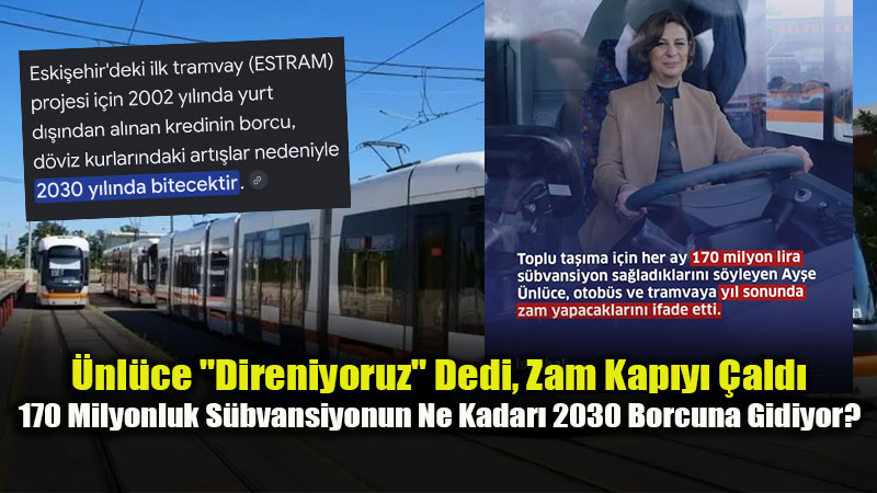 Bal�k �stifi Ula��ma Zam Haz�rl���: Y�llard�r Gizlenen Tramvay Borcu Yeniden G�ndemde