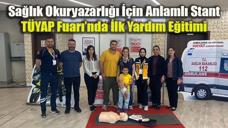 Eski�ehir T�YAP�ta Yo�un �lgi: ��renciler �lk Yard�m Tekniklerini Uygulamal� ��rendi