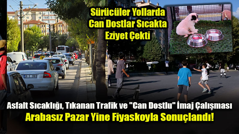 Vatanda� Asfalta Ra�bet Etmedi, Trafik Yine Fel� Oldu: Eski�ehir�de 